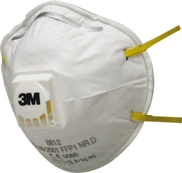 3M Feinstaubmasken mit Ventil FFP 1 8812