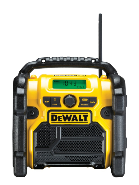DeWALT Akku- und Netz-Radio fuer 10,8 - 18V - DCR020-QW