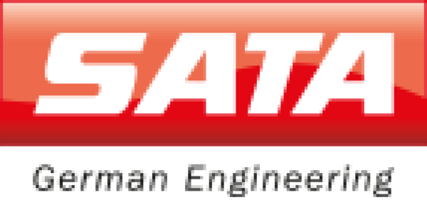 SATAjet 1000 B RP DIGITAL - Lackierpistole mit 0,6 l QCC-Kunststoff-Mehrwegbecher mit Drehgelenk