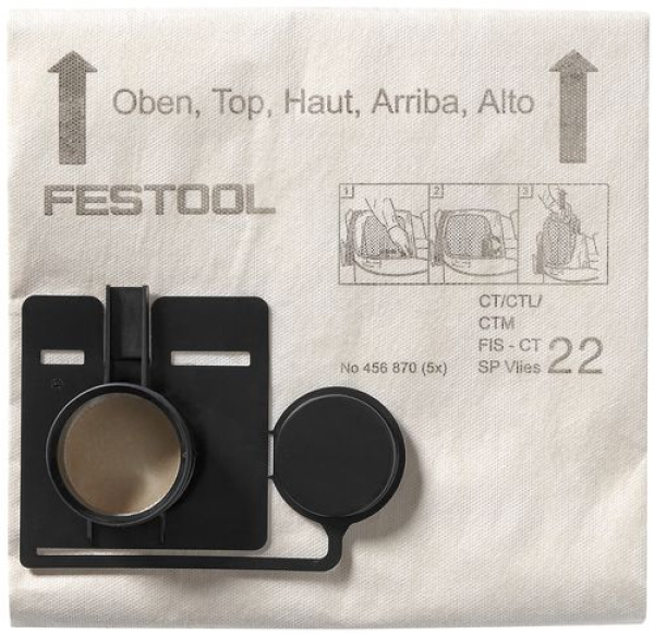 Festool Filtersack FIS-CT 22 SP VLIES/5 - 456870